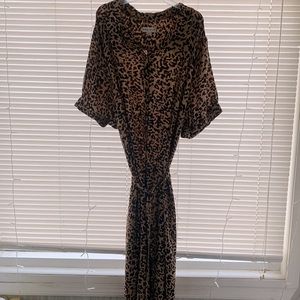 Ava & Viv animal print shirt dress size 4x